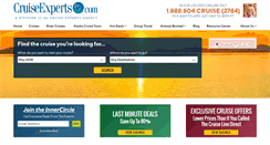 Desktop Screenshot of cruiseexperts.com